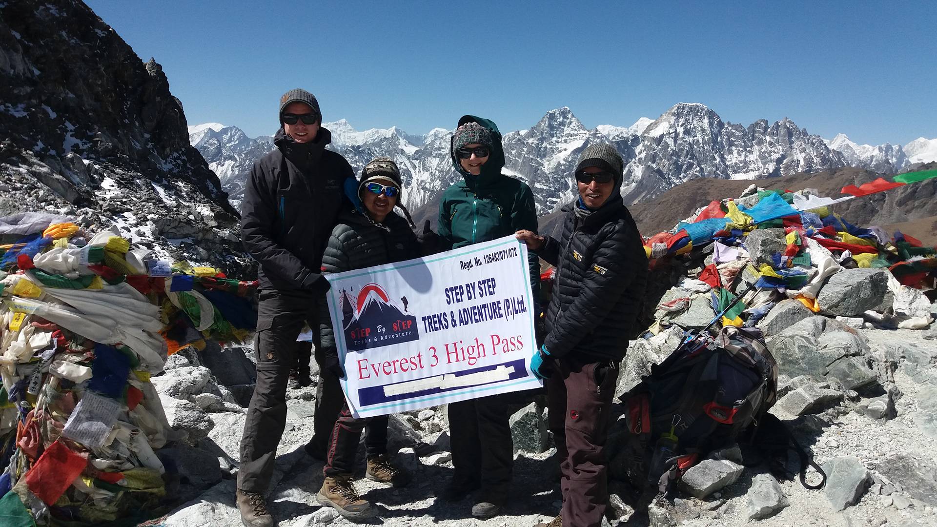 Everest Three High Pass Trek – 19 Days